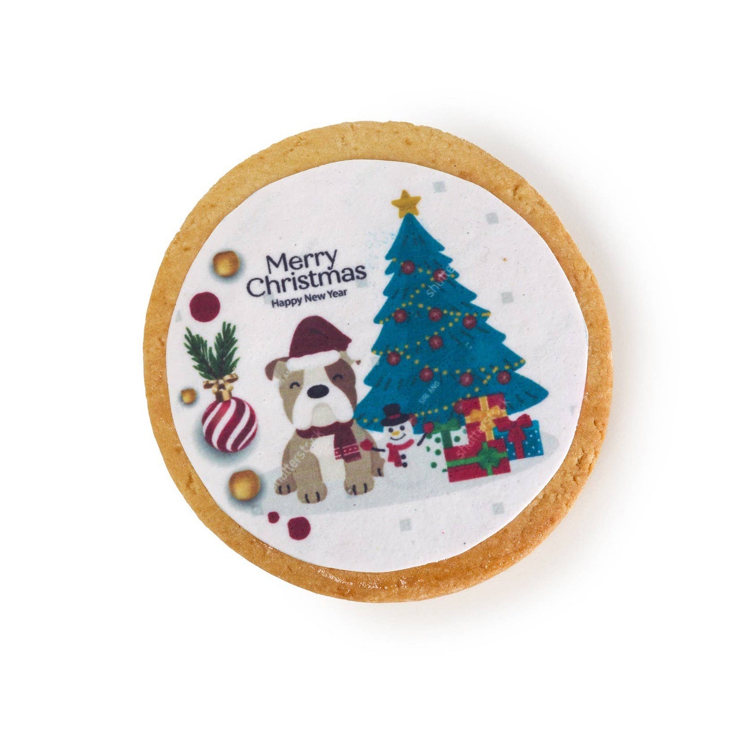 Xmas Dolci Impronte Joyeux Noël Sac de Biscuits 46g - Var 1
