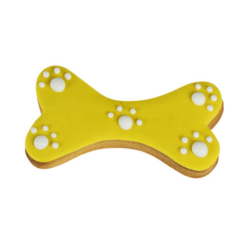 Sweet Imprints — Petit os — Décoré à la main — 40 g Jaune