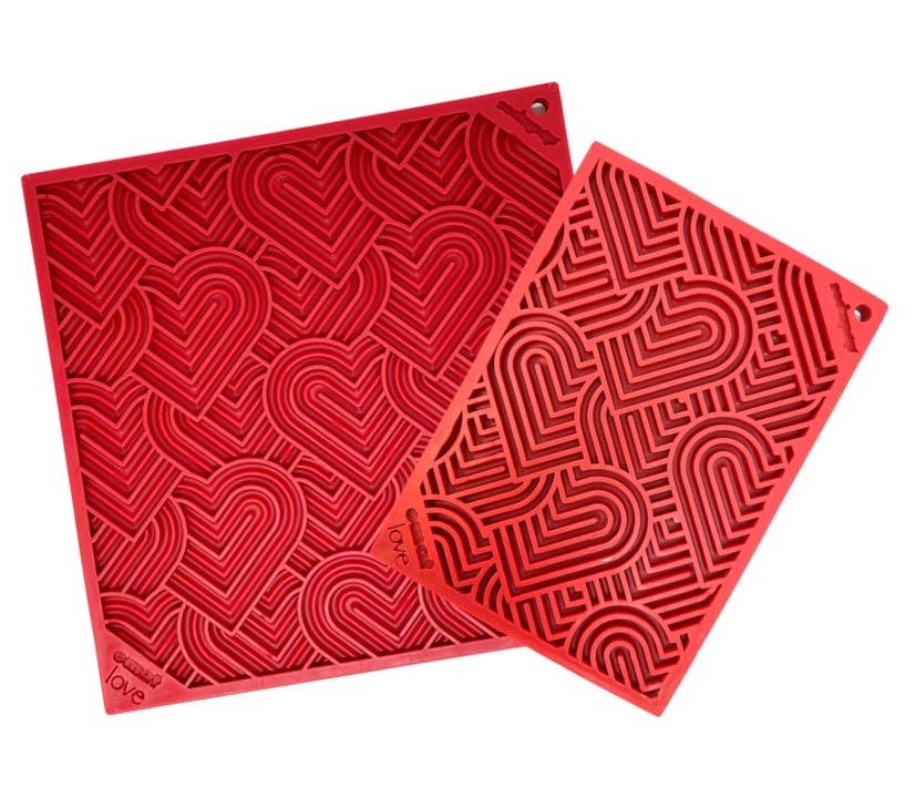 Tapis à lécher enrichi Heart Design pour la Saint-Valentin: Petit
