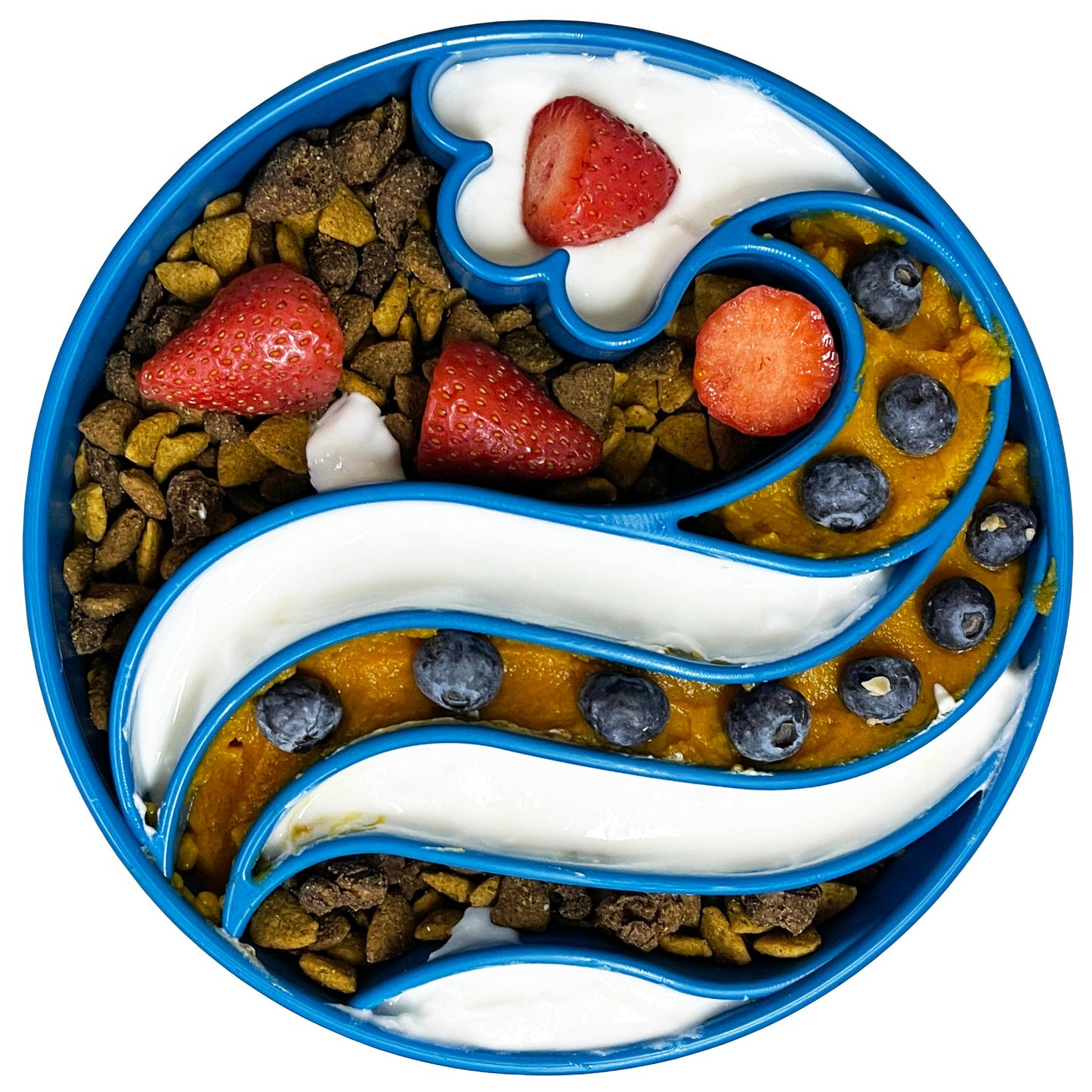 Bol à alimentation lente Wave Design eBowl Enrichment pour chiens