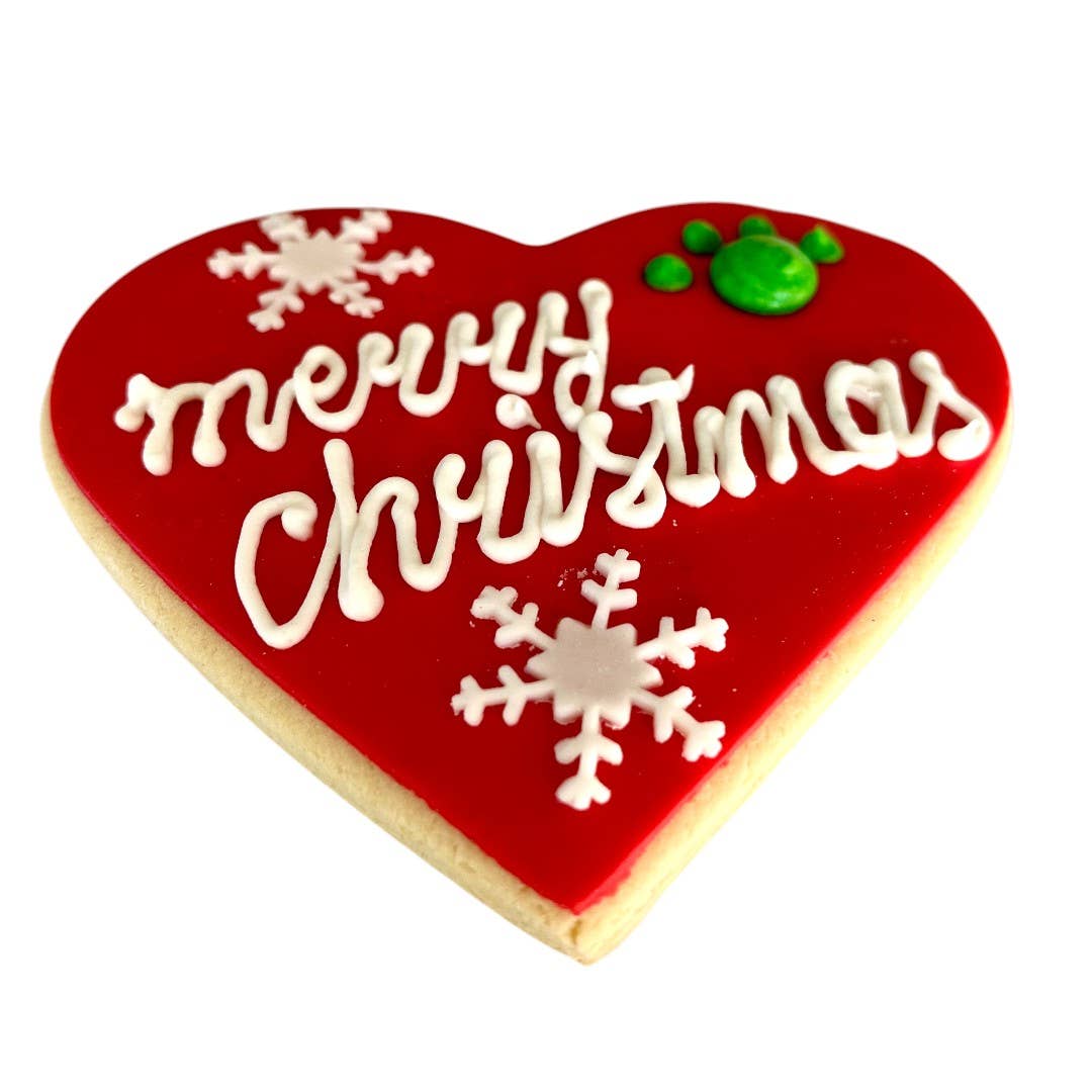 Coffret de Noël Dolci Impronte Cœur Rouge Joyeux Noël