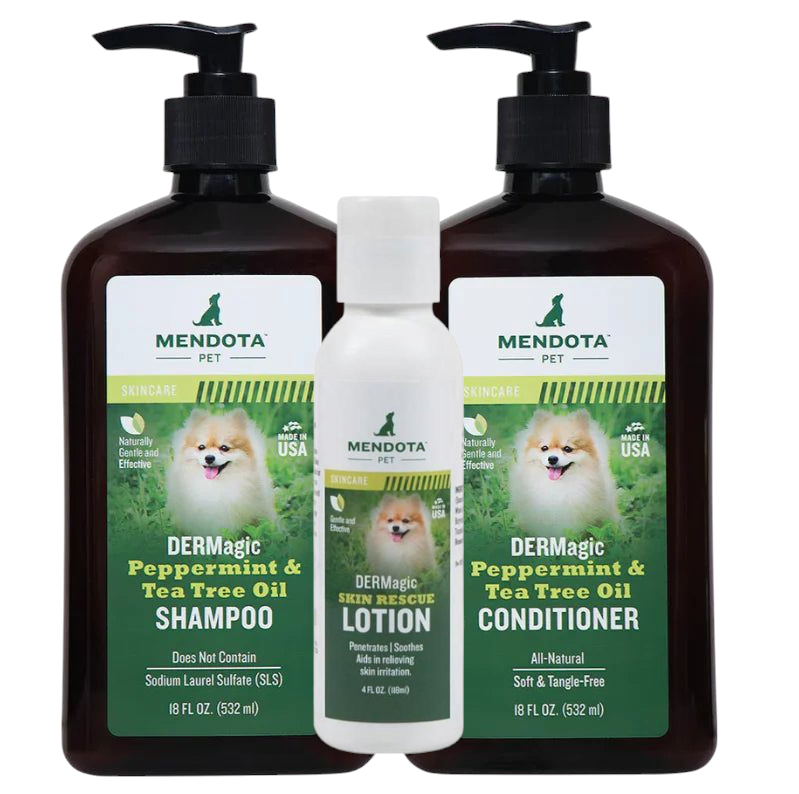 LOT DERMagic Peppermint & Tea Tree Oil Shampoo 532ml + Conditioner 532ml