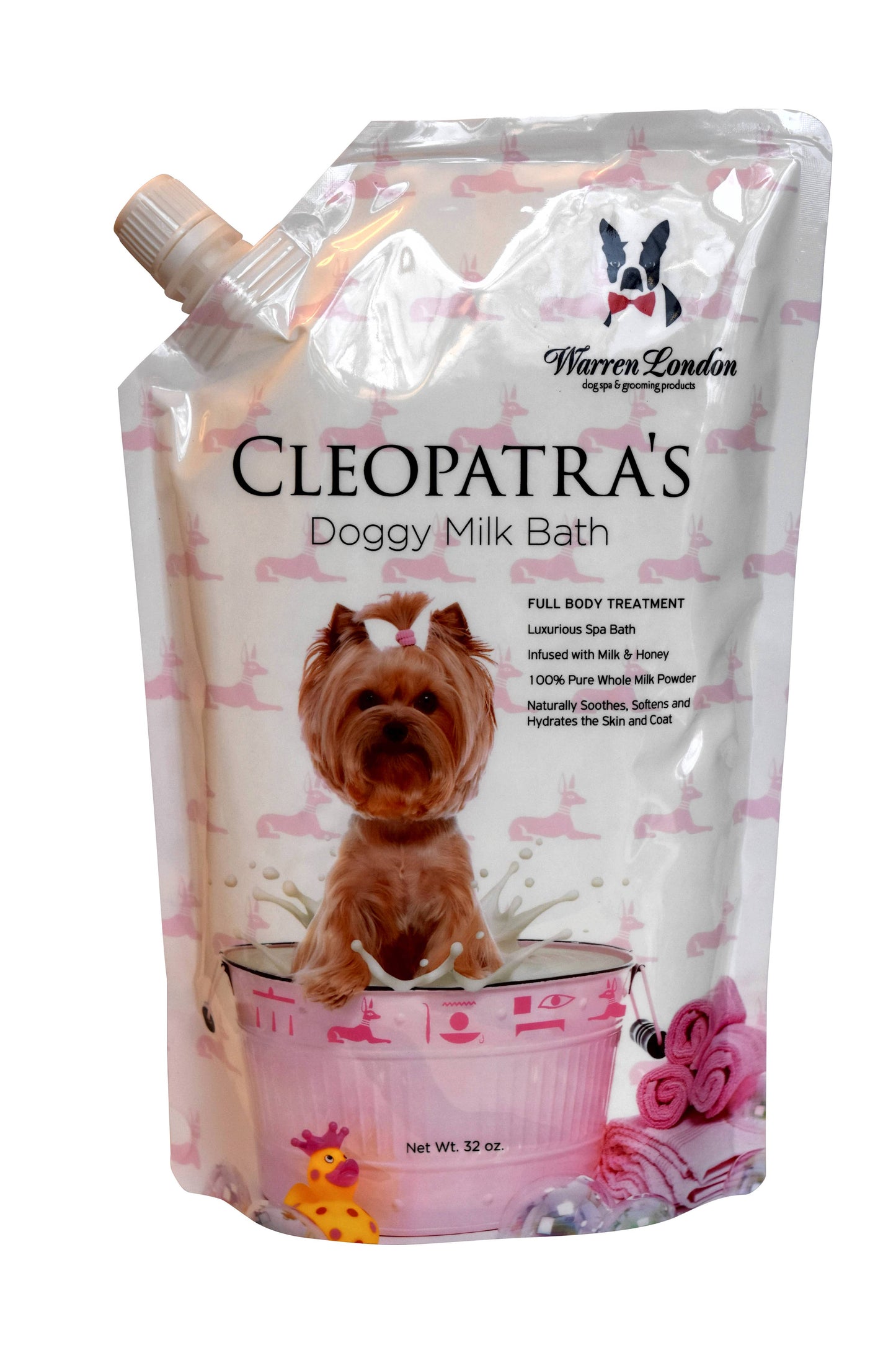 Bain de lait pour chien de Cléopâtre - Bain spa luxueux: 32 oz
