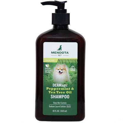 Shampooing DerMagic à la menthe poivrée et à l'huile d'arbre à thé