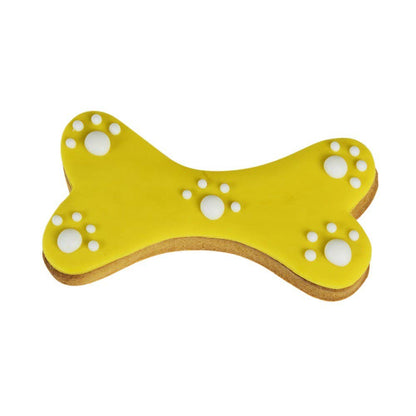 Sweet Imprints — Petit os — Décoré à la main — 40 g  Jaune