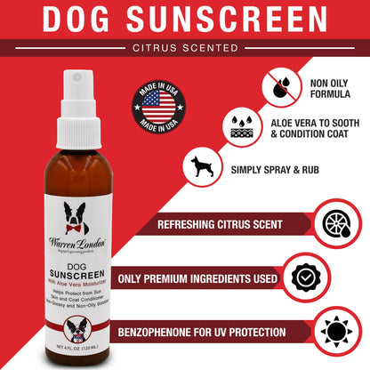 Crème solaire pour chien - 4 oz