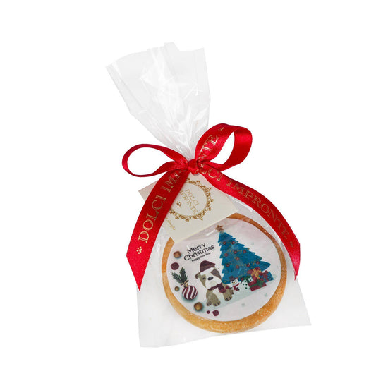 Xmas Dolci Impronte Joyeux Noël Sac de Biscuits 46g - Var 1