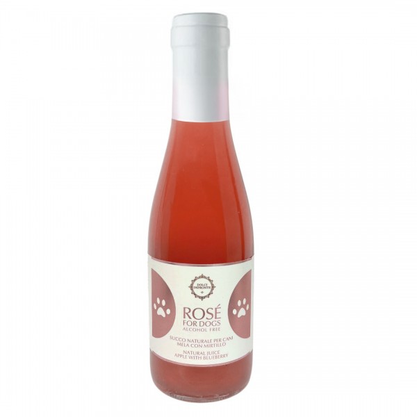 The wine Rosé - Aperitif sans alcool pour chiens